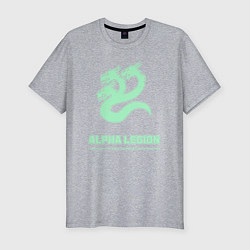 Мужская slim-футболка Альфа легион винтаж лого гидра