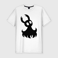 Футболка slim-fit Hollow Knight - The Knight образ, цвет: белый