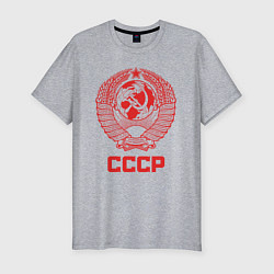 Мужская slim-футболка Герб СССР: Советский союз