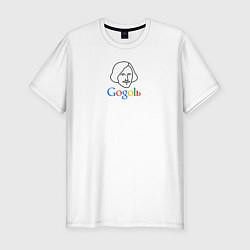 Футболка slim-fit Gogolь - наш ответ Google!, цвет: белый