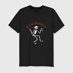 Футболка slim-fit Social Distortion, цвет: черный