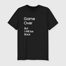 Футболка slim-fit Game Over?, цвет: черный