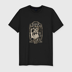 Мужская slim-футболка Black Sabbath band