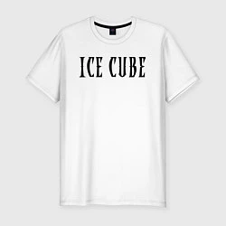 Футболка slim-fit Ice Cube - logo, цвет: белый