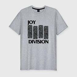 Футболка slim-fit Joy Division - rock, цвет: меланж