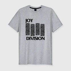 Футболка slim-fit Joy Division - rock, цвет: меланж