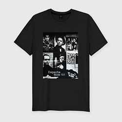 Мужская slim-футболка Depeche Mode 101 Vintage 1988