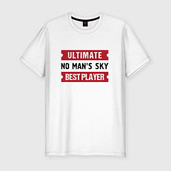 Мужская slim-футболка No Mans Sky: Ultimate Best Player