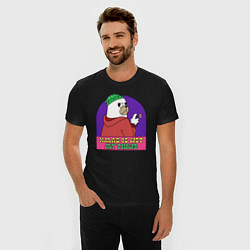 Футболка slim-fit Xmas is not my thing, цвет: черный — фото 2