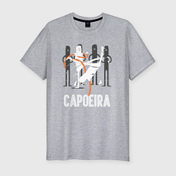 Футболка slim-fit Capoeira - contactless combat, цвет: меланж