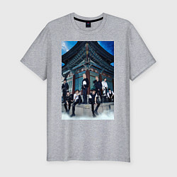Футболка slim-fit Stray Kids Thunderous, цвет: меланж