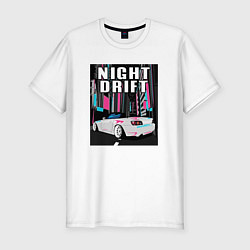 Мужская slim-футболка Honda S2000 Night Drift