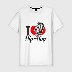 Футболка slim-fit Love Hip Hop, цвет: белый