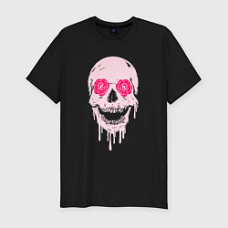 Футболка slim-fit Jolly skull, цвет: черный