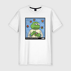 Футболка slim-fit Pepe brainshtorm, цвет: белый