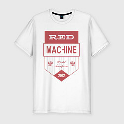 Футболка slim-fit Red machine Russia, цвет: белый