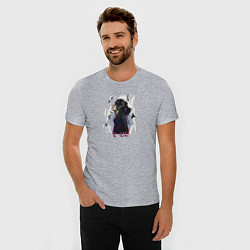 Футболка slim-fit Stray Kids Хенджин Art, цвет: меланж — фото 2
