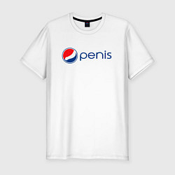 Мужская slim-футболка Penis