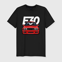 Футболка slim-fit BMW E30, цвет: черный