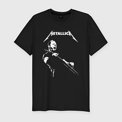 Мужская slim-футболка James Hetfield