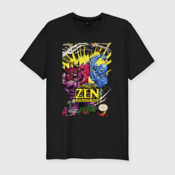 Футболка slim-fit Zen - intergalactic ninja, цвет: черный