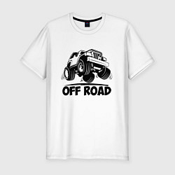 Мужская slim-футболка Off road - Jeep Chrysler
