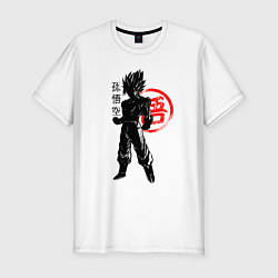 Мужская slim-футболка Goku Son - Dragon Ball - Warrior