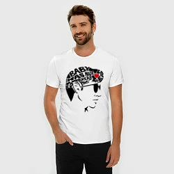 Футболка slim-fit Arctic Monkeys Love, цвет: белый — фото 2