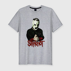 Футболка slim-fit Slipknot mask, цвет: меланж
