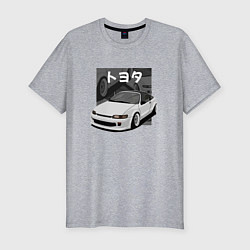 Футболка slim-fit Toyota Sera JDM Retro Design, цвет: меланж