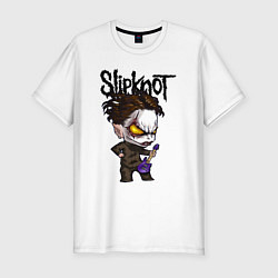 Мужская slim-футболка Slipknot - art