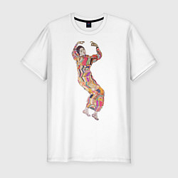 Футболка slim-fit Fraulein Beer Egon Schiele, цвет: белый