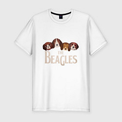 Футболка slim-fit The Beagles, цвет: белый