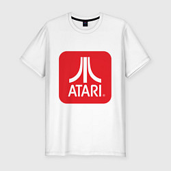 Футболка slim-fit Atari logo, цвет: белый