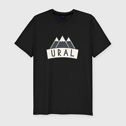 Футболка slim-fit URAL, цвет: черный