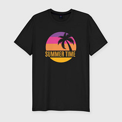 Мужская slim-футболка Summer time California