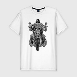 Мужская slim-футболка Ride biker