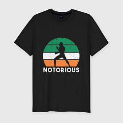 Мужская slim-футболка Notorious fight