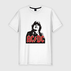 Мужская slim-футболка AC - DC