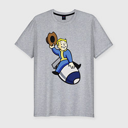 Футболка slim-fit Vault boy - bomb rider, цвет: меланж