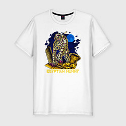 Мужская slim-футболка Монстр египетская мумия