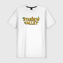 Футболка slim-fit Stardew Valley logo, цвет: белый