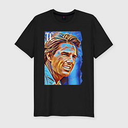 Футболка slim-fit Tom Cruise - film actor, цвет: черный
