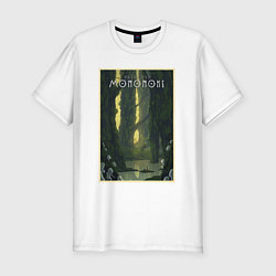 Мужская slim-футболка Mononoke poster