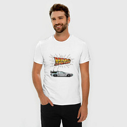 Футболка slim-fit Back to the Future - DMC-12, цвет: белый — фото 2