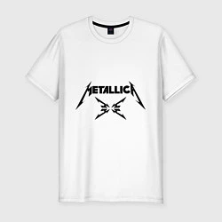 Футболка slim-fit Metallica, цвет: белый