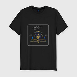 Футболка slim-fit F1 Lotus Senna, цвет: черный