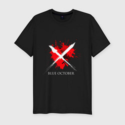 Футболка slim-fit Blue October band, цвет: черный