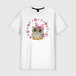 Футболка slim-fit Совунья, цвет: белый