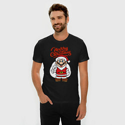 Футболка slim-fit Christmas Mario, цвет: черный — фото 2